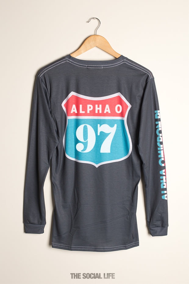 Alpha Omicron Pi Route 66 Longsleeve