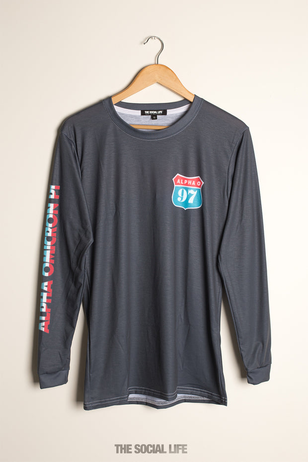 Alpha Omicron Pi Route 66 Longsleeve