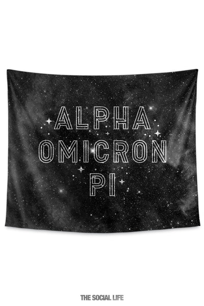 Alpha Omicron Pi Twinkle Tapestry