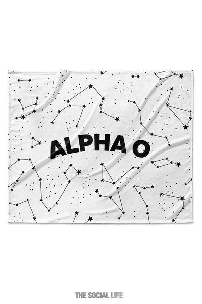 Alpha Omicron Pi Constellation Blanket