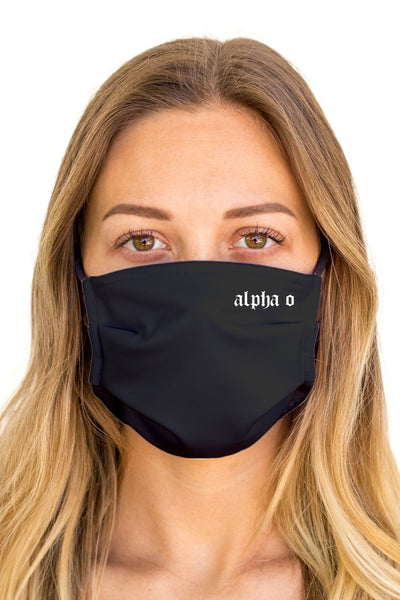 Alpha Omicron Pi OG Mask (Anti-Microbial)