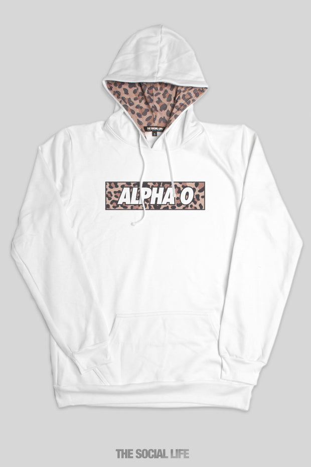 Alpha Omicron Pi Leopard Hoodie