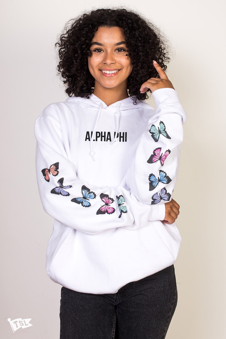 Butterfly discount sweatshirt white