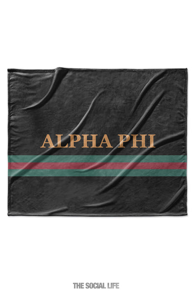 Alpha Phi Couture Blanket