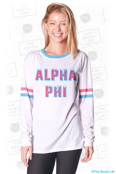 Alpha Phi Frosted Long Sleeve