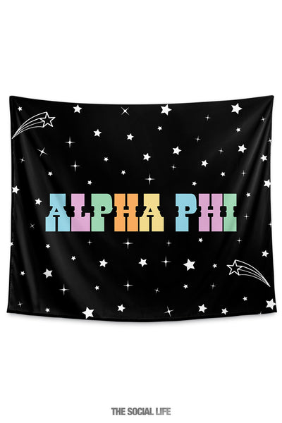 Alpha Phi Howdy Tapestry