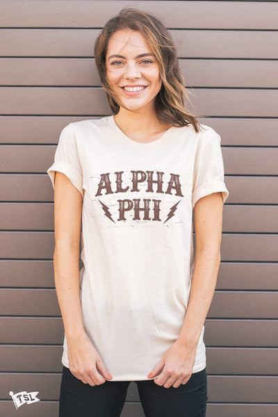 Alpha Phi Old Town Tee