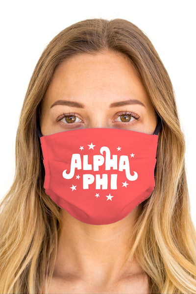 Alpha Phi Pixie Mask (Anti-Microbial)