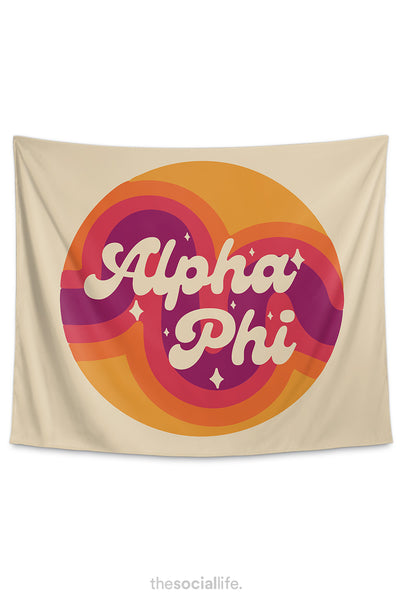 Alpha Phi Radiate Tapestry