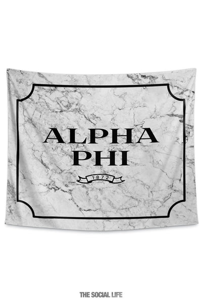 Alpha Phi Milano Marble Tapestry