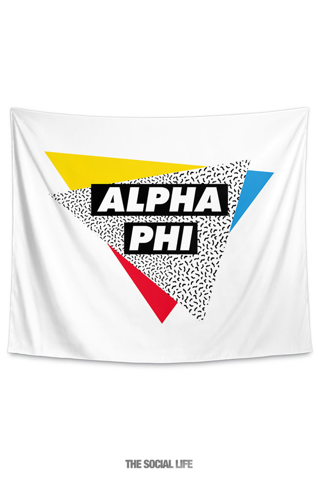 Alpha Phi Graphy Tapestry