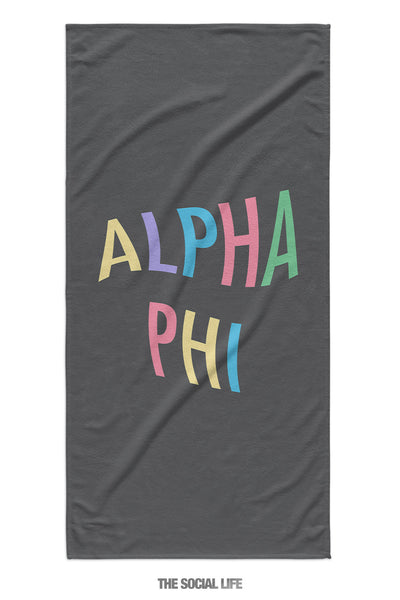 Alpha Phi Turnt Towel