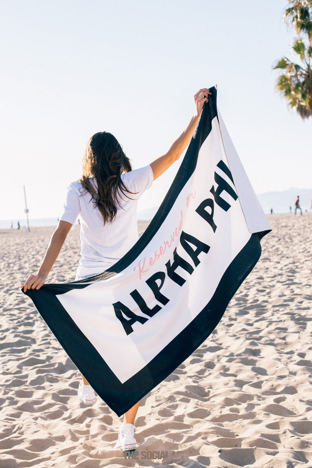 Alpha Phi Reserved Towel