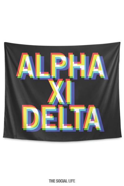 Alpha Xi Delta 3D Vision Tapestry