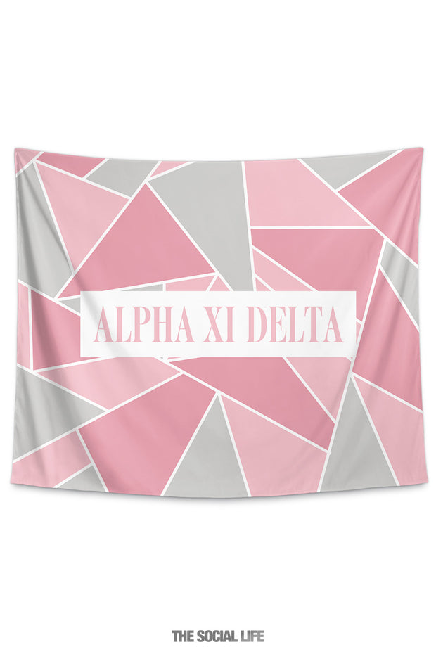 Alpha Xi Delta Mosaic Tapestry – The Social Life