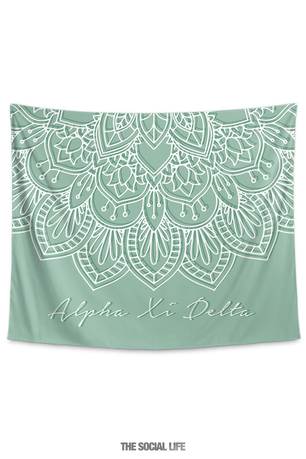 Alpha Xi Delta Boho Tapestry