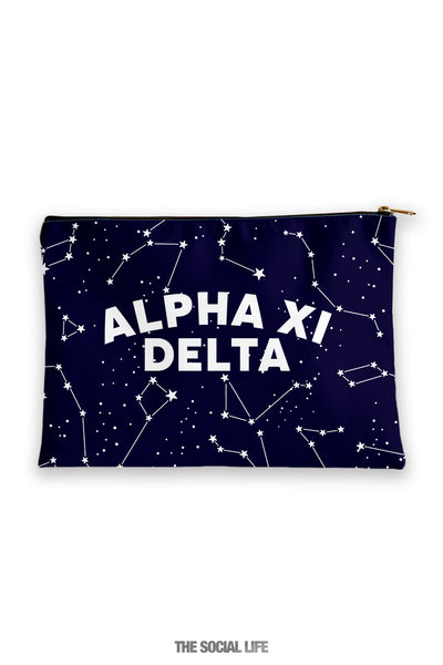 Alpha Xi Delta Constellation Cosmetic Bag