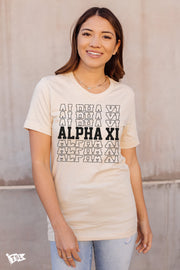 Alpha Xi Delta Endzone Tee