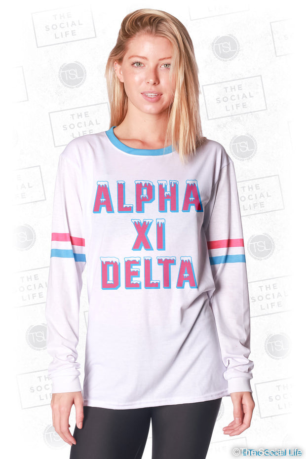 Alpha Xi Delta Frosted Long Sleeve