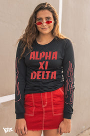 Alpha Xi Delta Fuego Long Sleeve