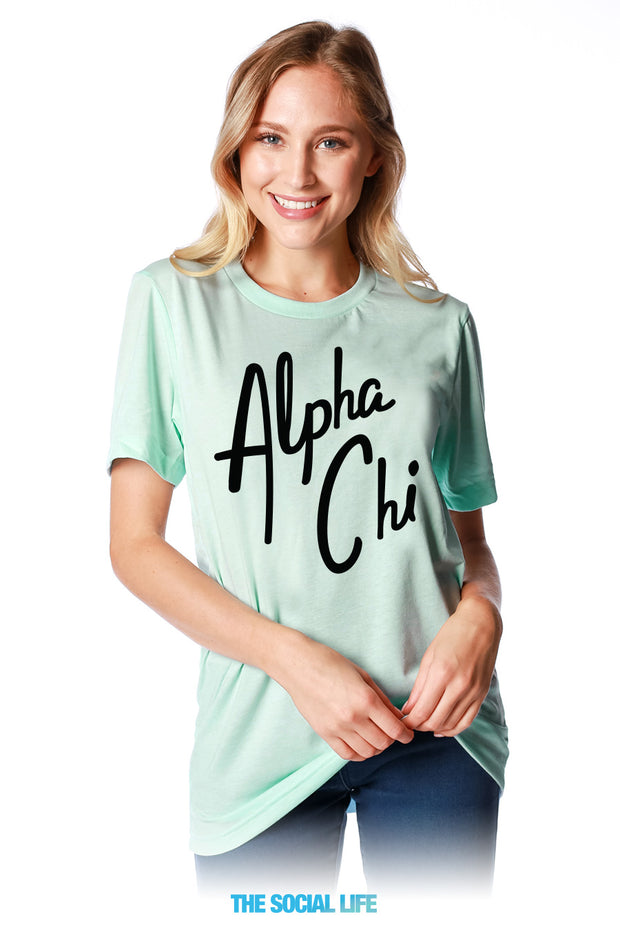 Alpha Chi Omega Beverly Tee