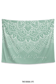 Alpha Chi Omega Boho Tapestry