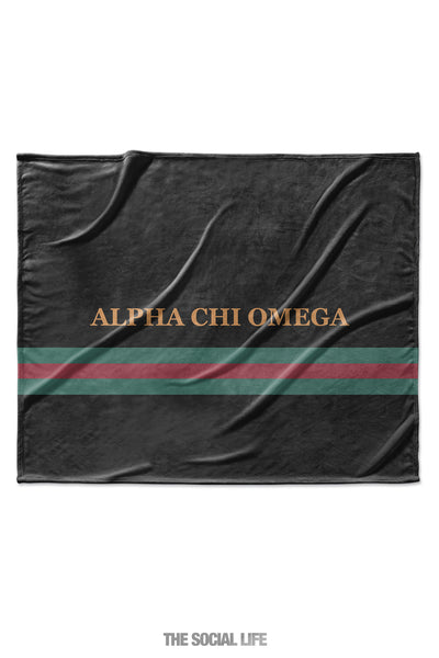 Alpha Chi Omega Couture Blanket