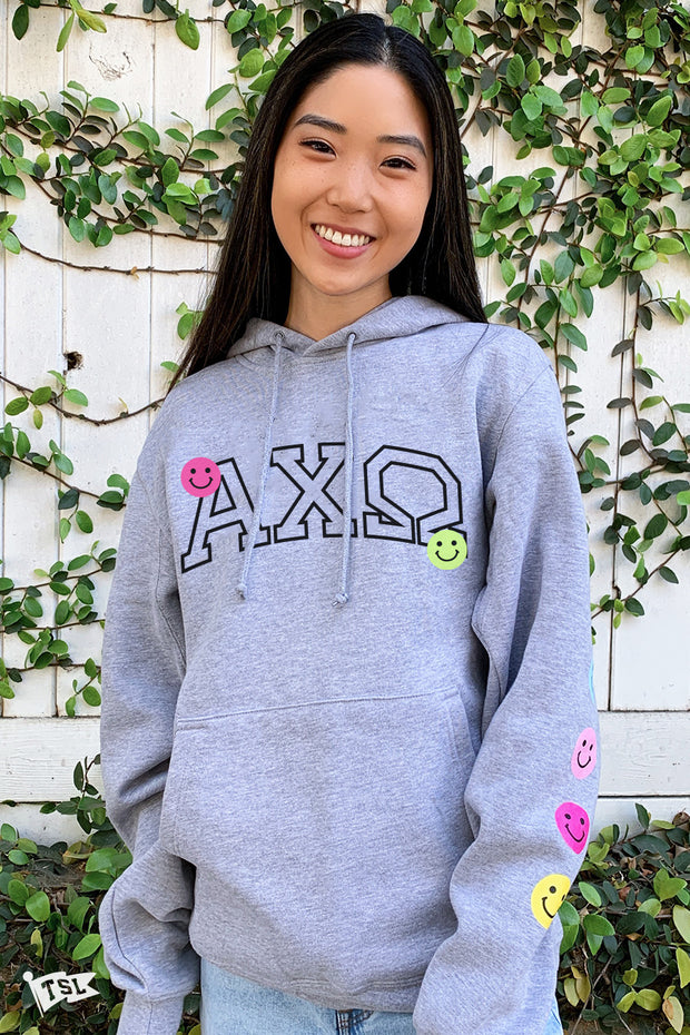 Alpha Chi Omega Happy Day Hoodie