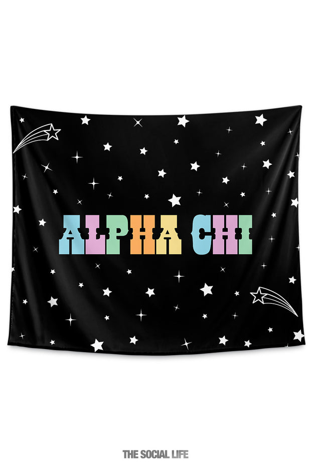 Alpha Chi Omega Howdy Tapestry