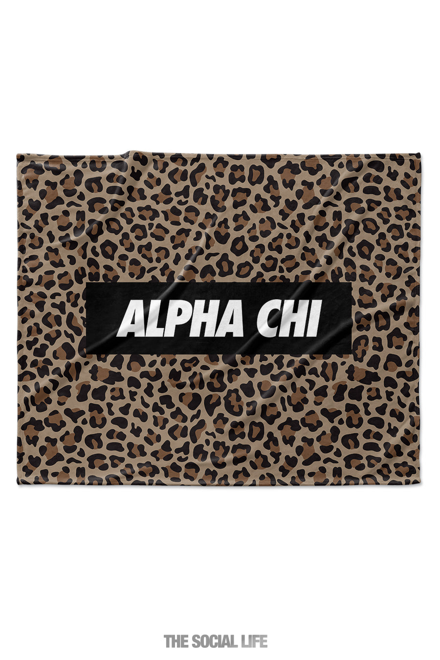 Alpha Chi Omega Leopard Blanket The Social Life