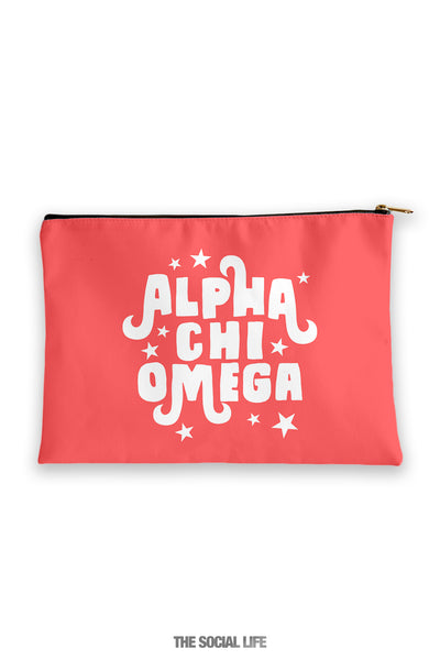 Alpha Chi Omega Pixie Cosmetic Bag