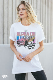 Alpha Chi Omega Racing Tee