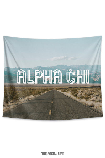 Alpha Chi Omega Roadtrip Tapestry