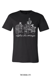 Alpha Chi Omega Saguaro Tee