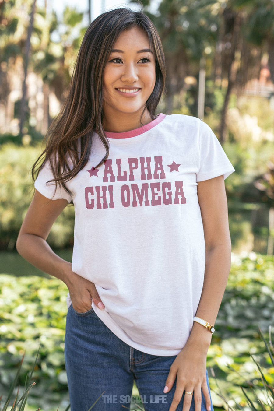 Alpha Chi Omega Sheriff Boyfriend Tee The Social Life