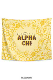 Alpha Chi Omega Sweet Home Tapestry