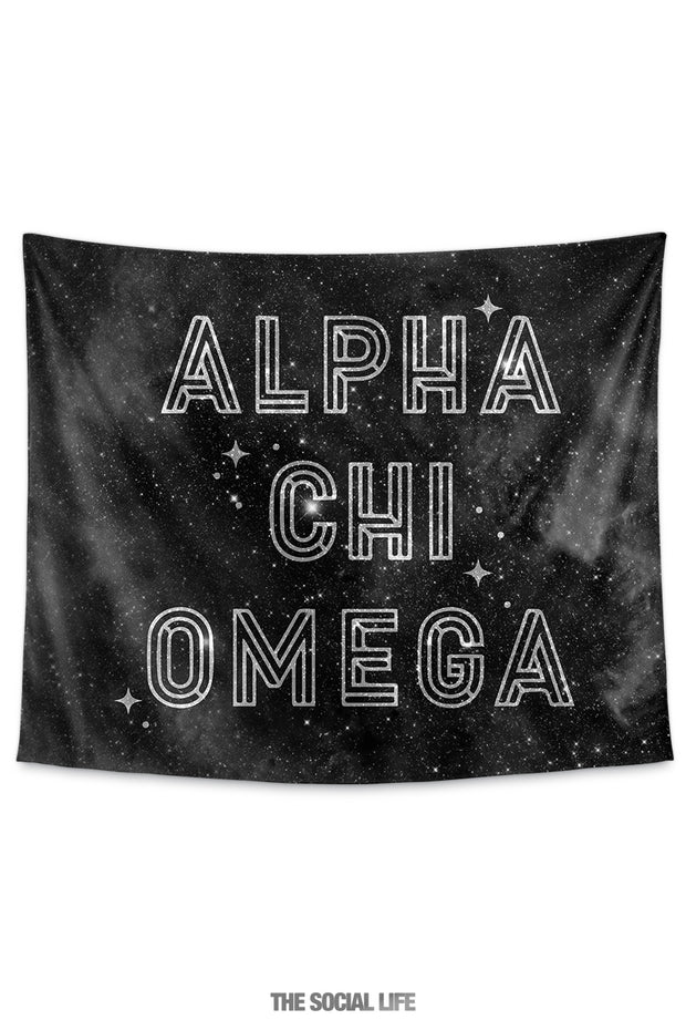 Alpha Chi Omega Twinkle Tapestry