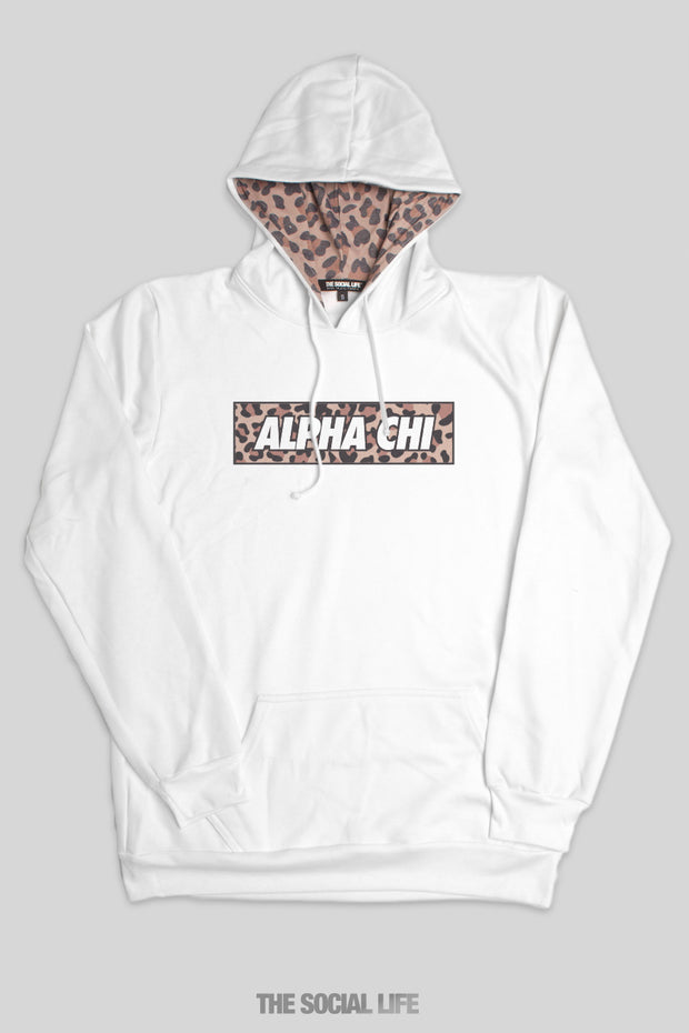 Alpha Chi Omega Leopard Hoodie