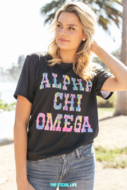 Alpha Chi Omega Psychedelic Tee
