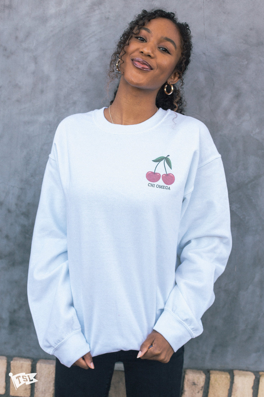 Chi omega crewneck hotsell