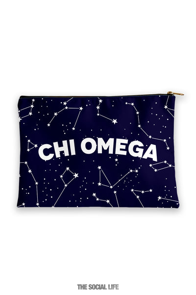 Chi Omega Constellation Cosmetic Bag