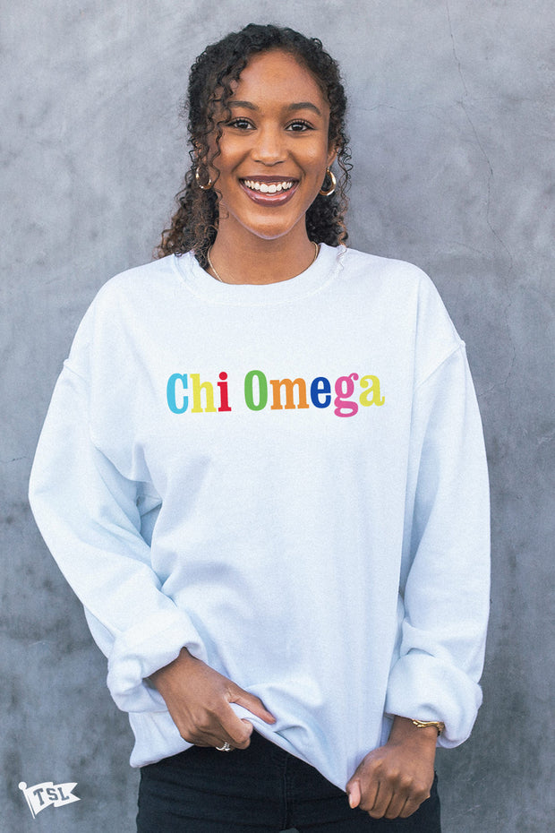 Chi Omega Elementary Crewneck