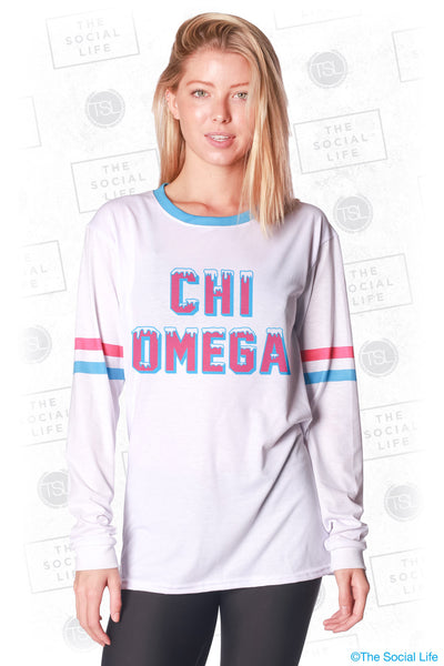 Chi Omega Frosted Long Sleeve