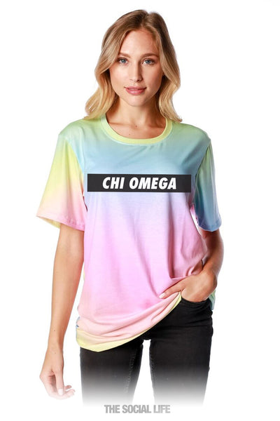 Chi Omega Holographic Tee