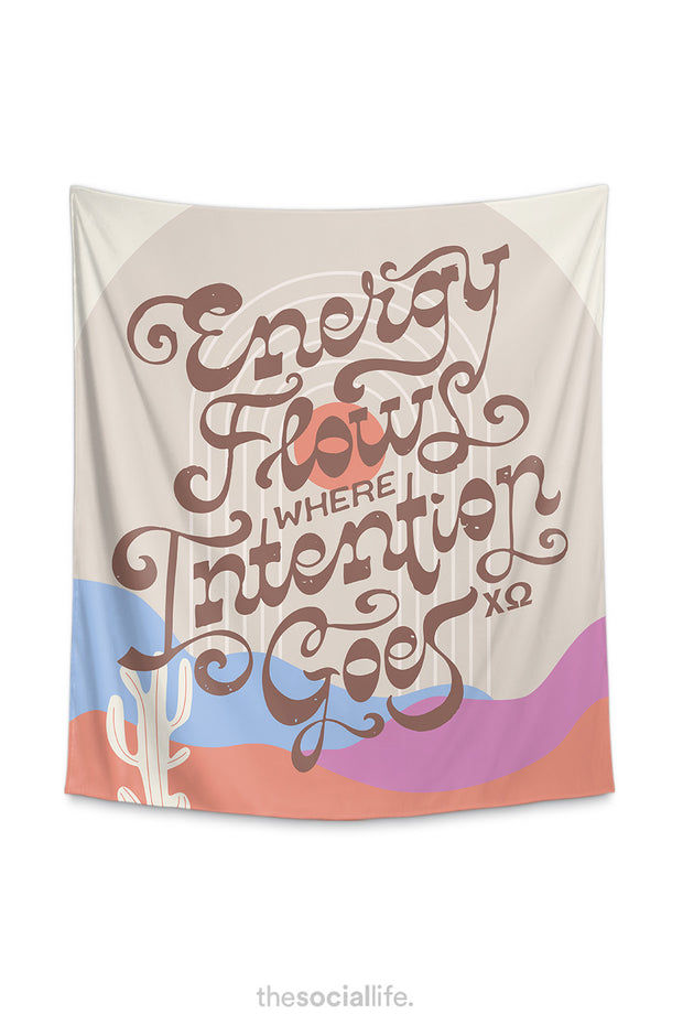 Chi Omega Intention Tapestry