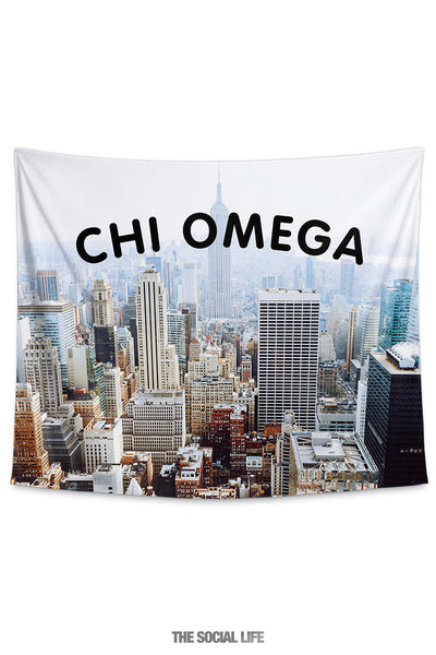 Chi Omega NYC Tapestry