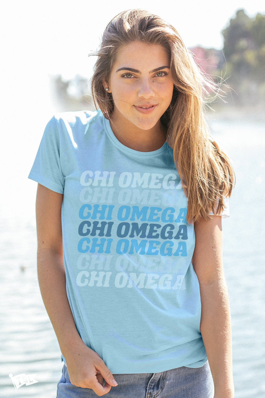 Chi Omega Shady Scoop Tee