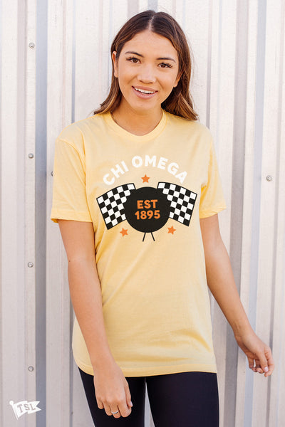 Chi Omega Speedway Tee