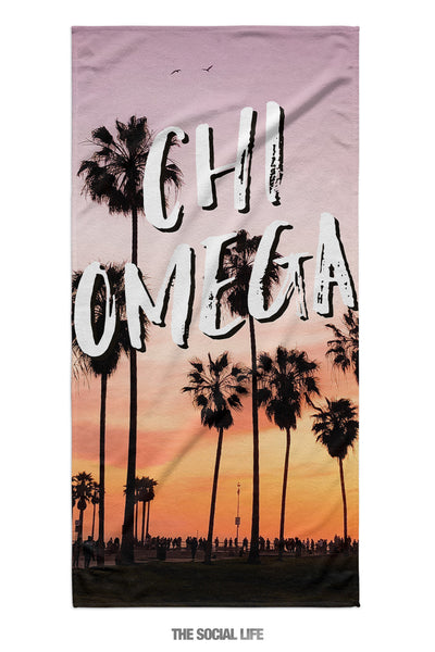 Chi Omega Venice Towel