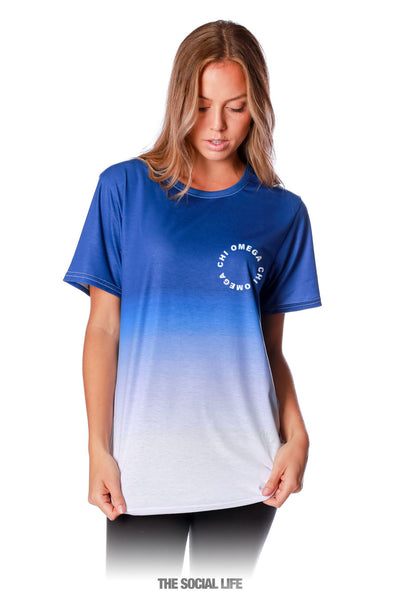 Chi Omega Dipped Tee